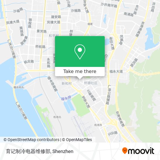 育记制冷电器维修部 map