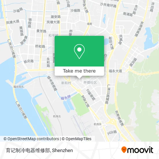 育记制冷电器维修部 map