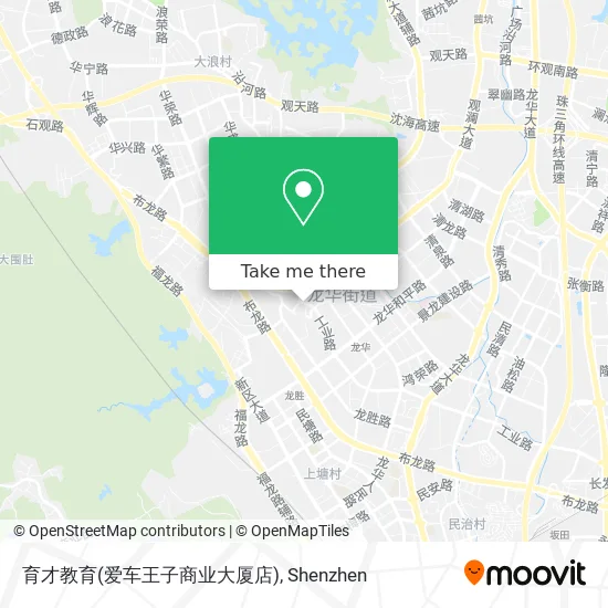 育才教育(爱车王子商业大厦店) map
