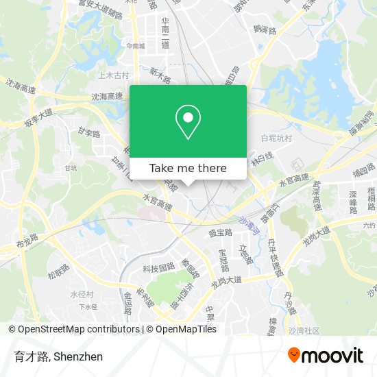 育才路 map