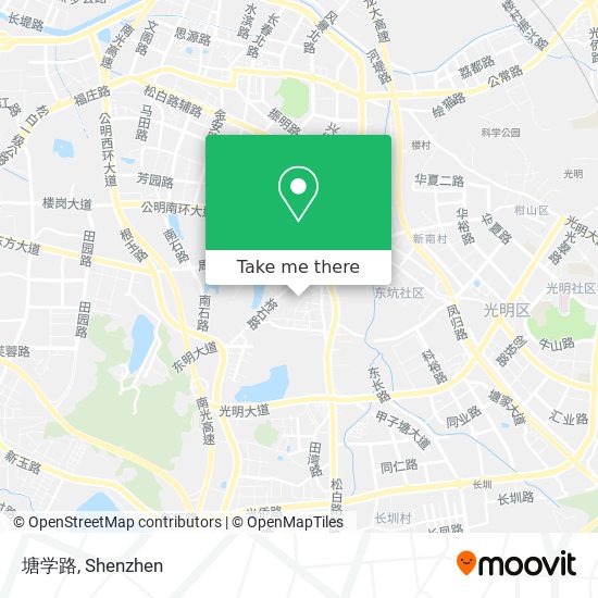 塘学路 map