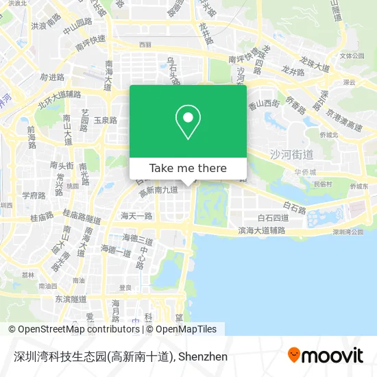 深圳湾科技生态园(高新南十道) map