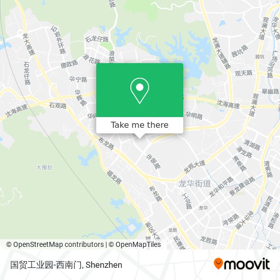 国贸工业园-西南门 map