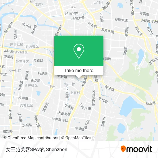 女王范美容SPA馆 map