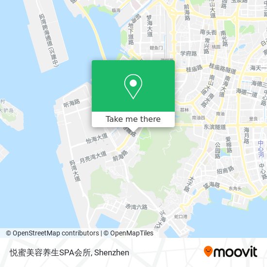悦蜜美容养生SPA会所 map