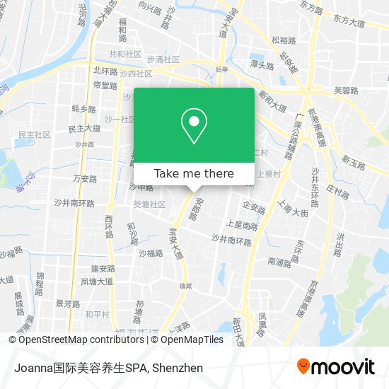 Joanna国际美容养生SPA map