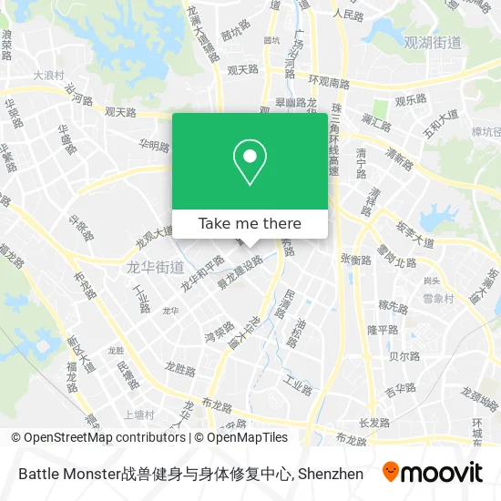 Battle Monster战兽健身与身体修复中心 map