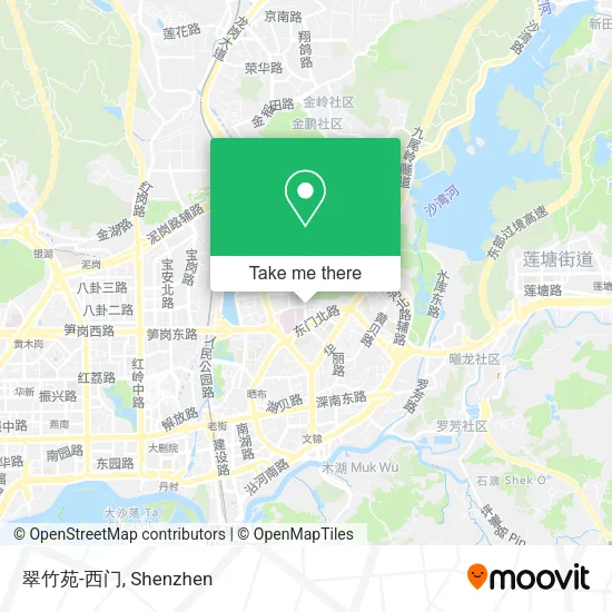 翠竹苑-西门 map