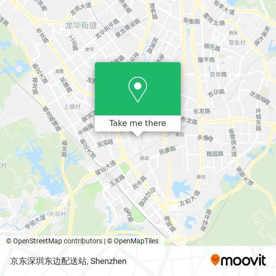 京东深圳东边配送站 map