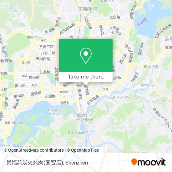 景福苑炭火烤肉(国贸店) map
