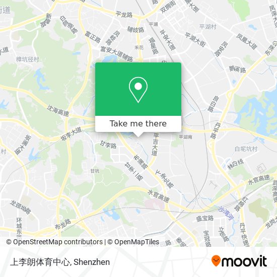 上李朗体育中心 map