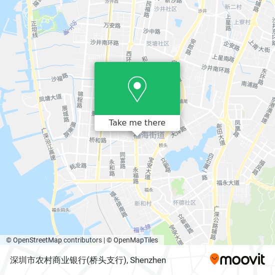 深圳市农村商业银行(桥头支行) map
