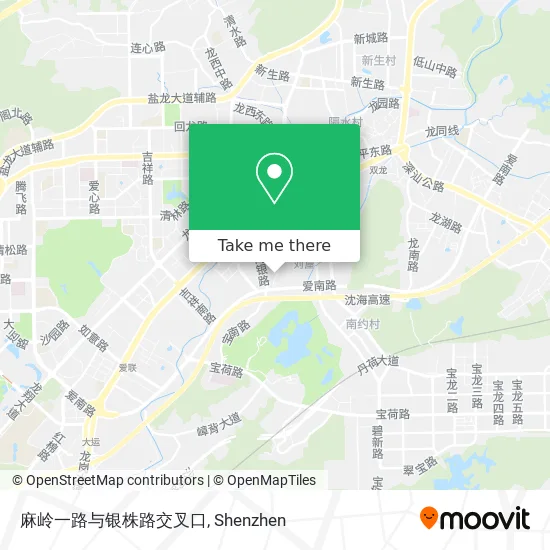 麻岭一路与银株路交叉口 map