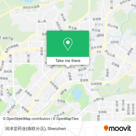 润泽堂药业(南联分店) map