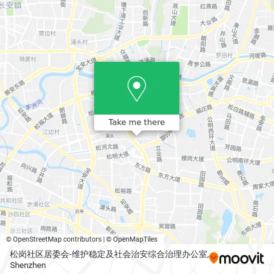 松岗社区居委会-维护稳定及社会治安综合治理办公室 map