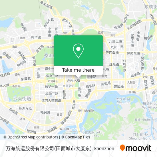 万海航运股份有限公司(田面城市大厦东) map