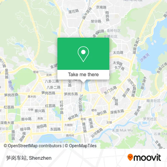 笋岗车站 map