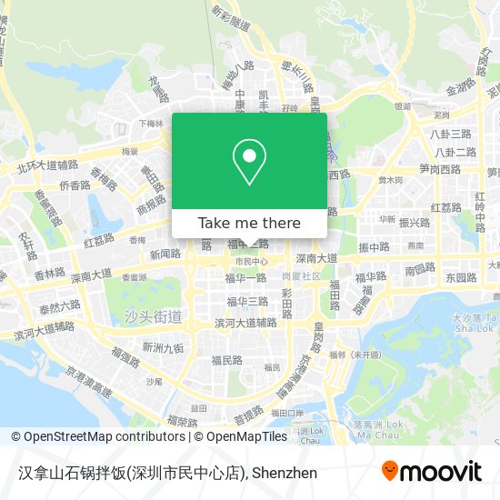 How To Get To 汉拿山石锅拌饭 深圳市民中心店 In 福田区by Bus Or Metro Moovit