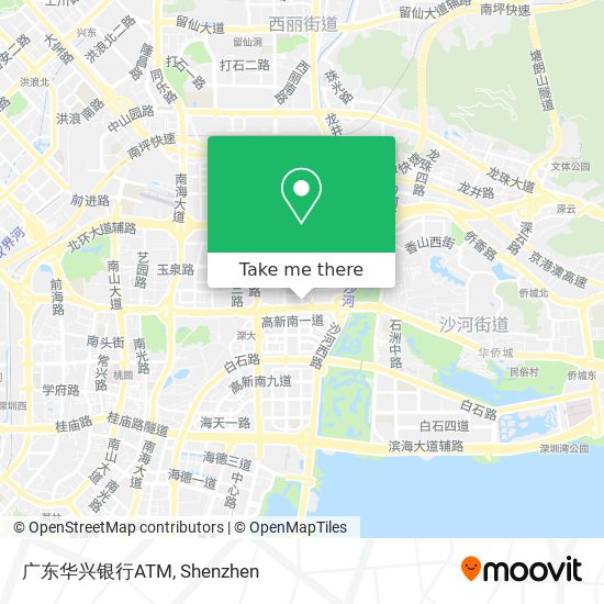 广东华兴银行ATM map