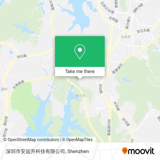 深圳市安远升科技有限公司 map