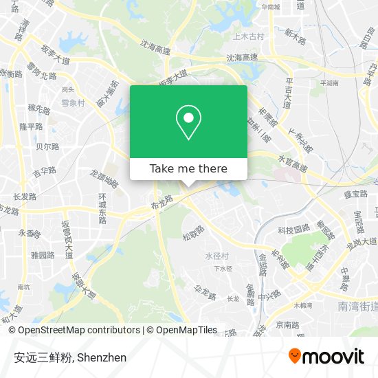 安远三鲜粉 map