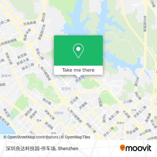 深圳燕达科技园-停车场 map