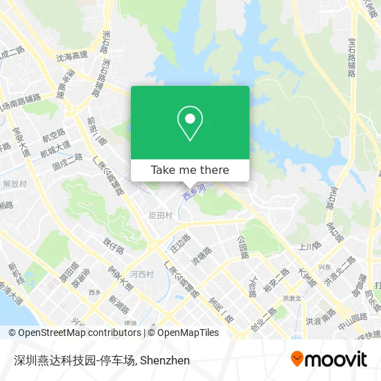 深圳燕达科技园-停车场 map