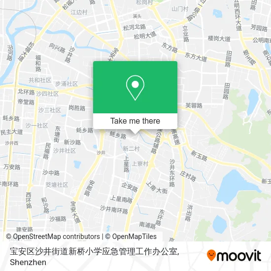 宝安区沙井街道新桥小学应急管理工作办公室 map
