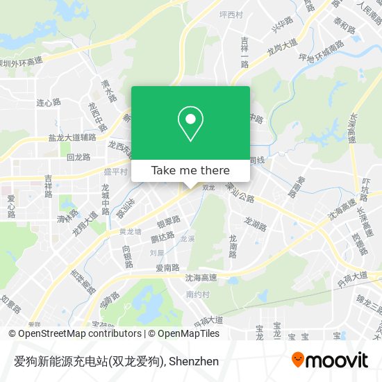 爱狗新能源充电站(双龙爱狗) map
