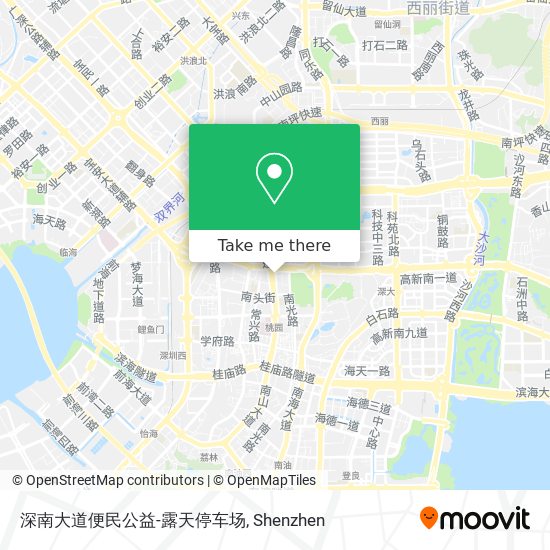 深南大道便民公益-露天停车场 map
