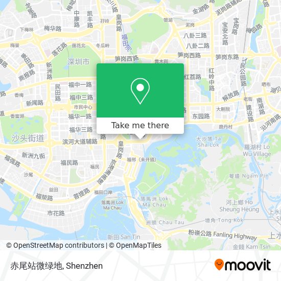 赤尾站微绿地 map