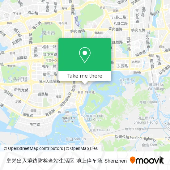 皇岗出入境边防检查站生活区-地上停车场 map