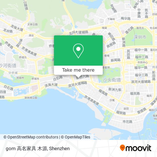 gom 高名家具 木源 map