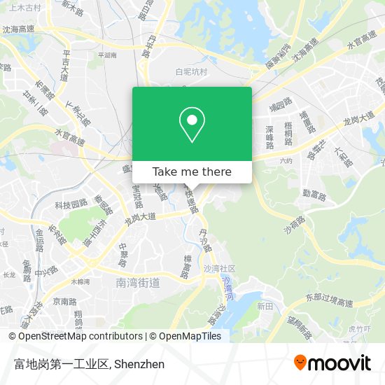 富地岗第一工业区 map