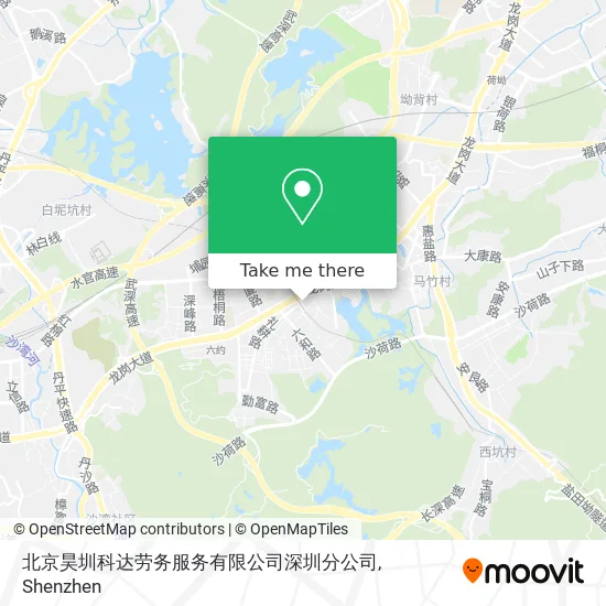 北京昊圳科达劳务服务有限公司深圳分公司 map
