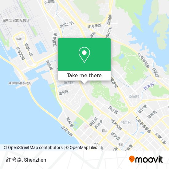 红湾路 map