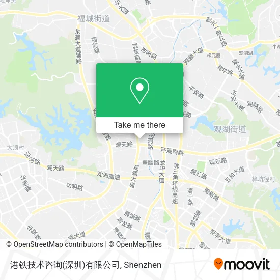 港铁技术咨询(深圳)有限公司 map