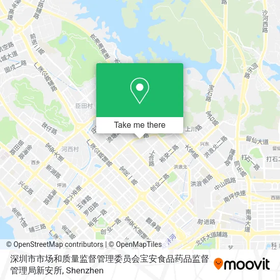 深圳市市场和质量监督管理委员会宝安食品药品监督管理局新安所 map