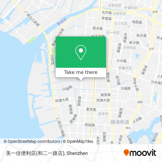 美一佳便利店(和二一路店) map