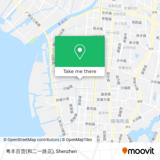 粤丰百货(和二一路店) map