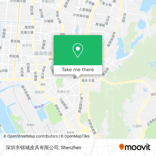 深圳市锦城皮具有限公司 map