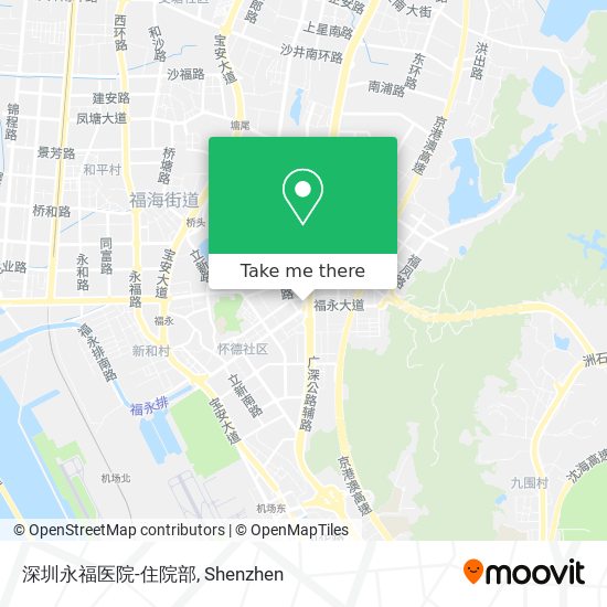 深圳永福医院-住院部 map
