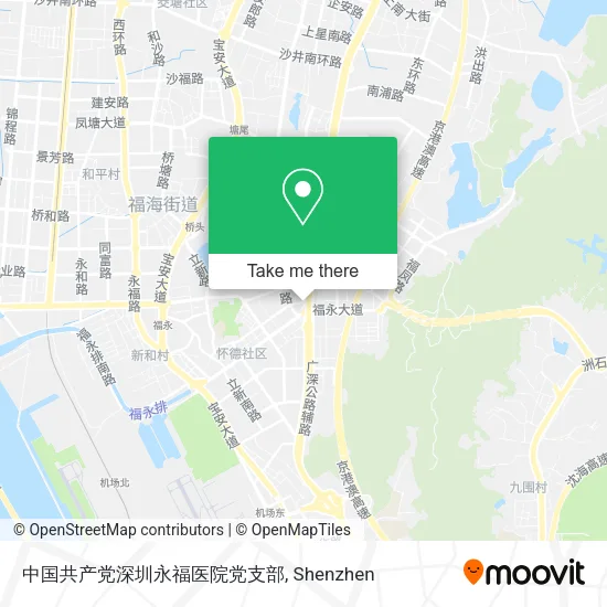 中国共产党深圳永福医院党支部 map
