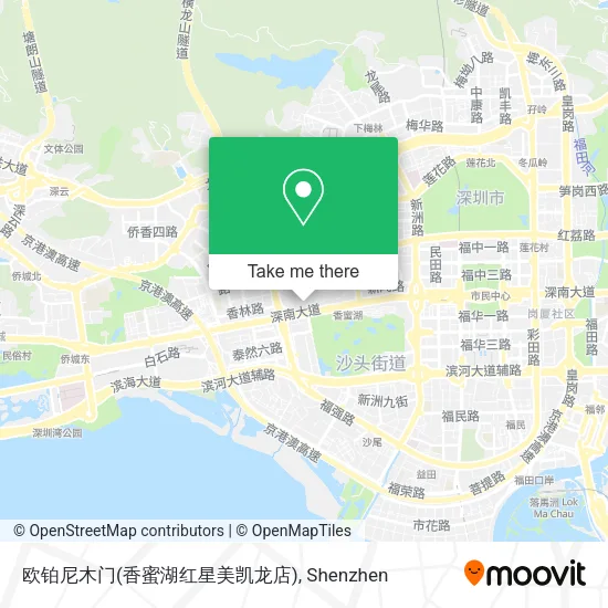 欧铂尼木门(香蜜湖红星美凯龙店) map
