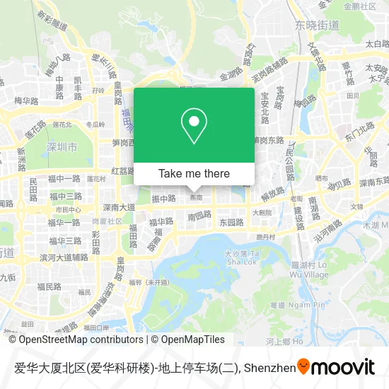 爱华大厦北区(爱华科研楼)-地上停车场(二) map