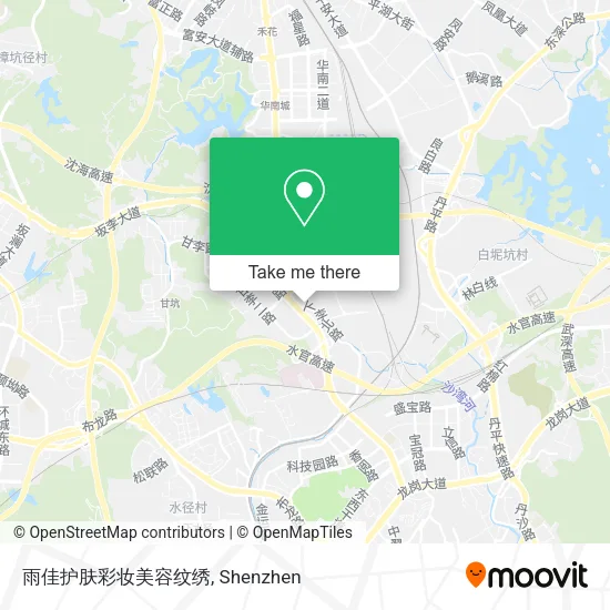 雨佳护肤彩妆美容纹绣 map