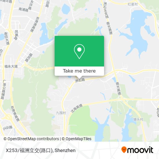 X253/福洲立交(路口) map