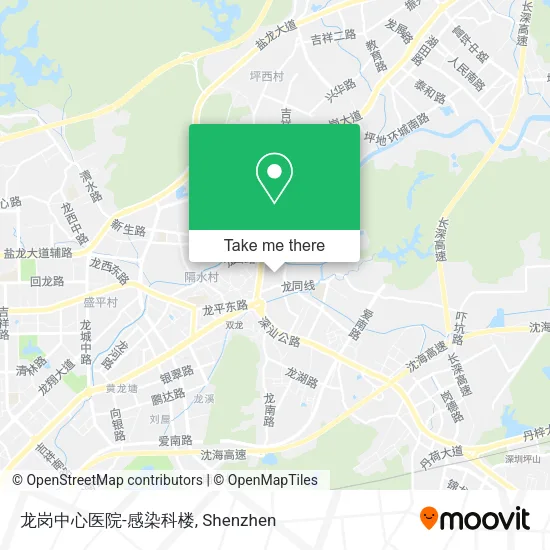 龙岗中心医院-感染科楼 map