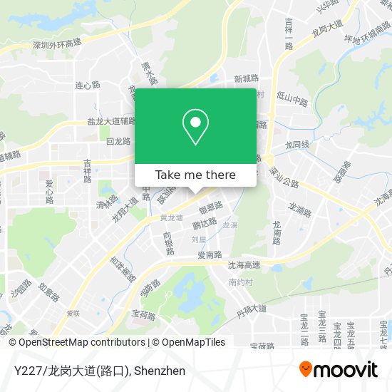 Y227/龙岗大道(路口) map