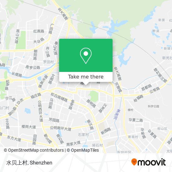 水贝上村 map